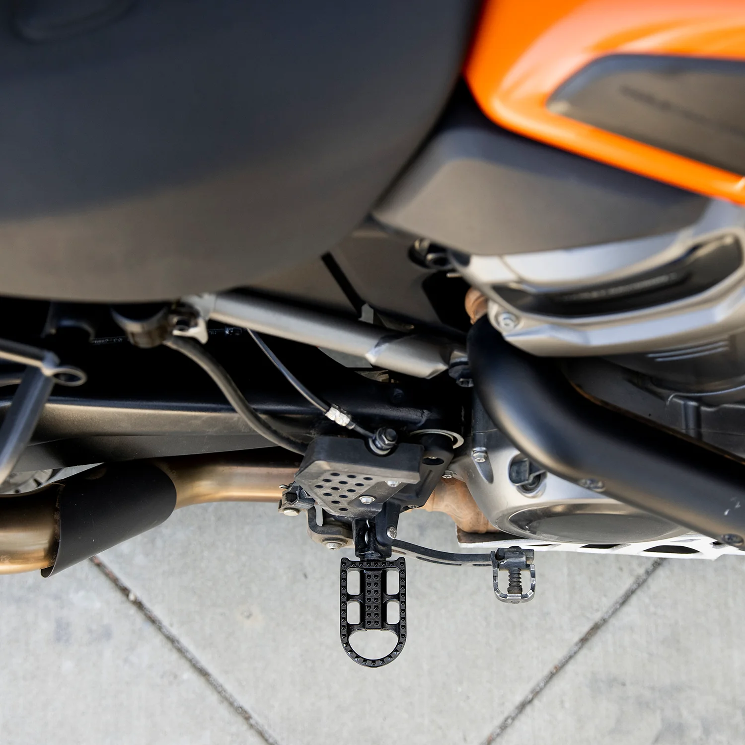 Mushman Foot Pegs HD Rider - Black Electroplate - Image 15