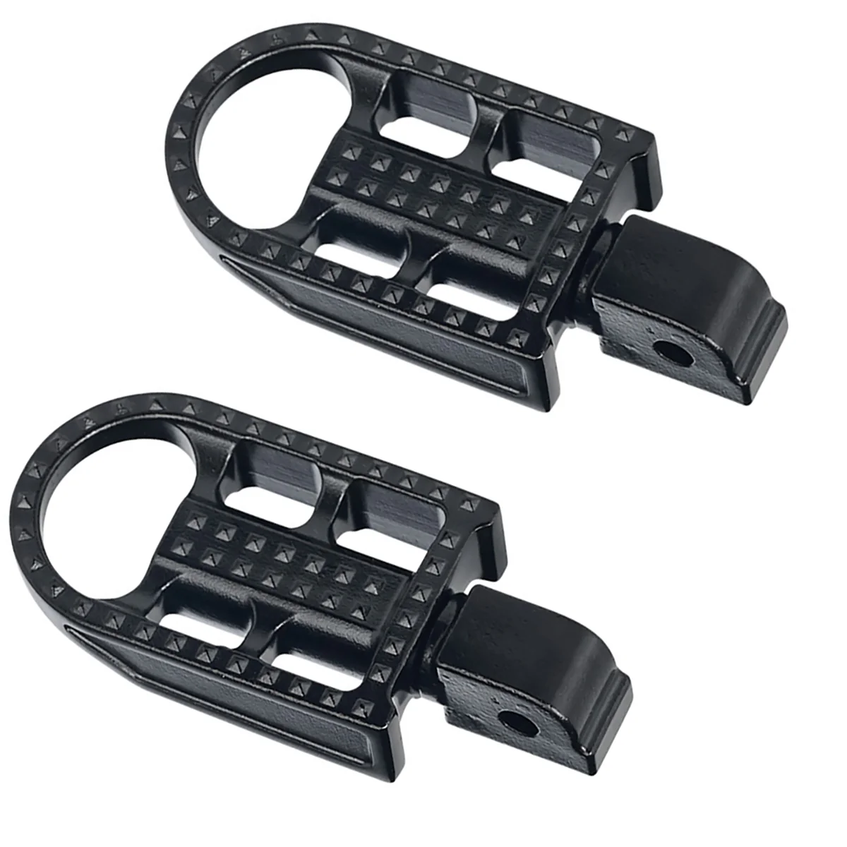 Mushman Foot Pegs HD Passenger - Black Electroplate - Image 2
