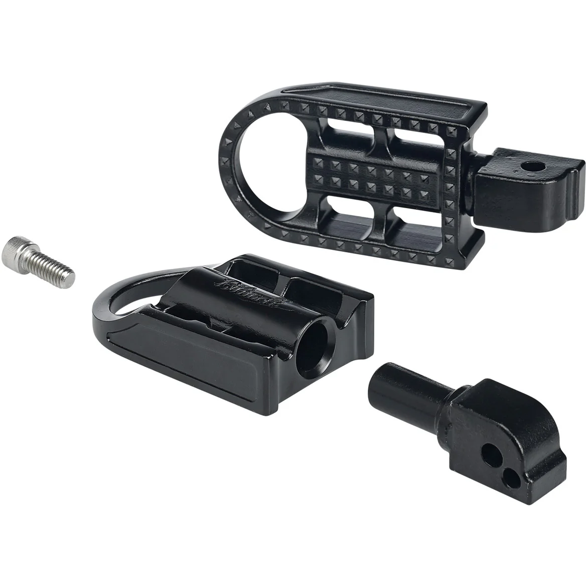 Mushman Foot Pegs HD Passenger - Black Electroplate - Image 3