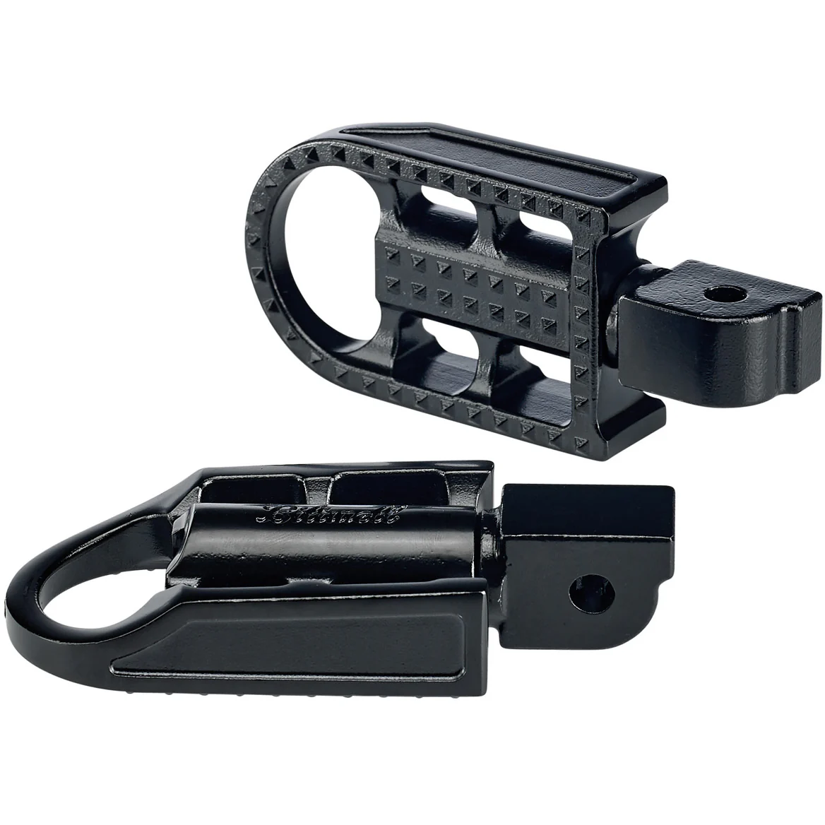 Mushman Foot Pegs HD Passenger - Black Electroplate - Image 4