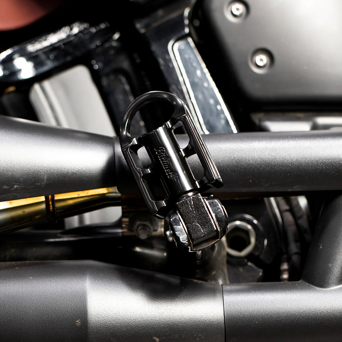 Mushman Foot Pegs HD Passenger - Black Electroplate - Image 9