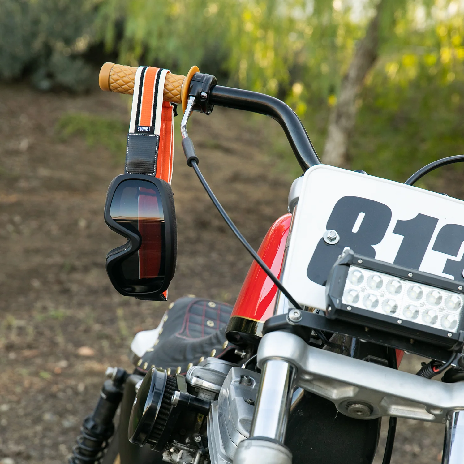 Overland 2.0 Goggle - Racer Black Cream Orange - Image 9