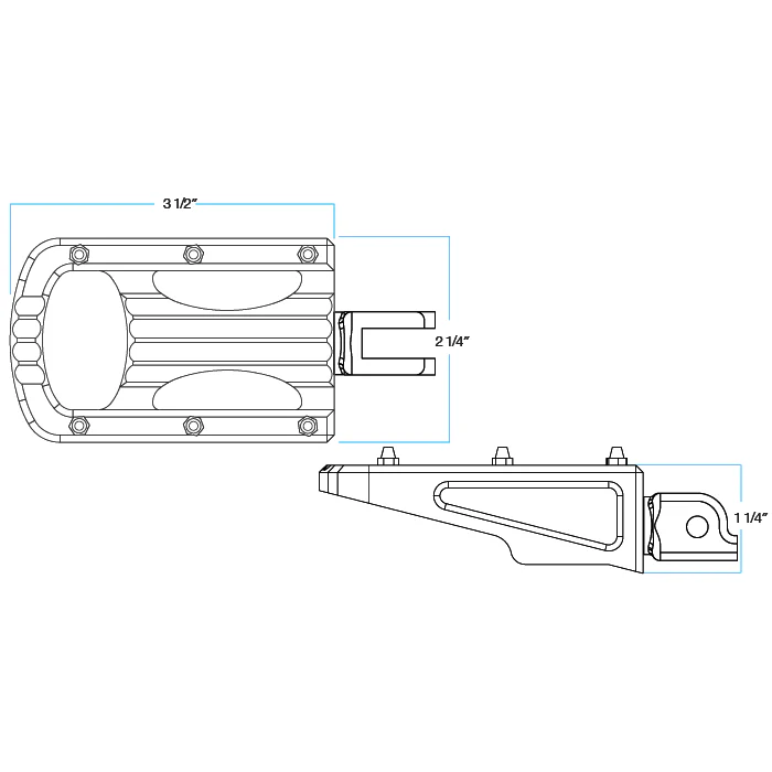 Punisher Foot Pegs HD Rider - Polished - Image 17