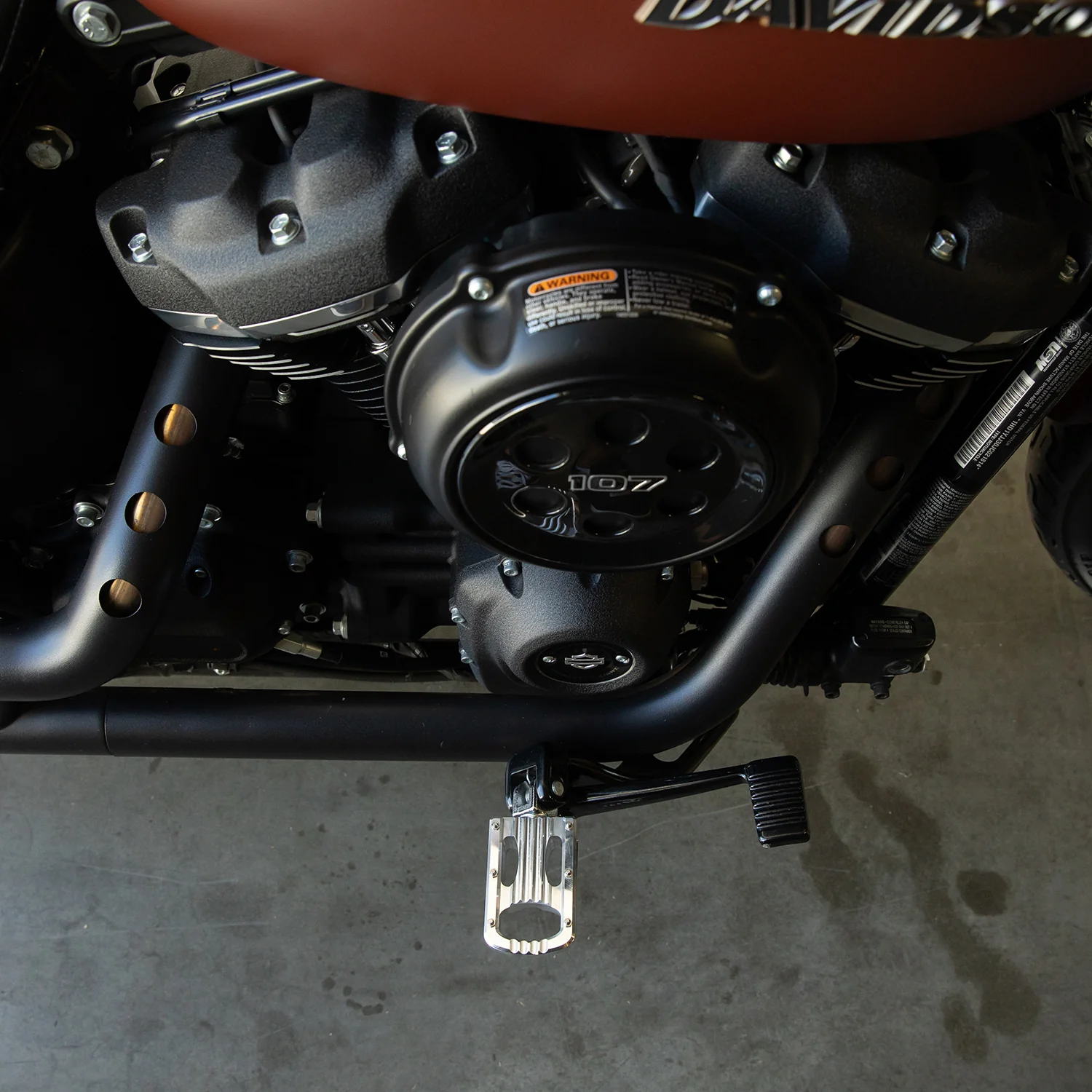 Punisher Foot Pegs HD Rider - Polished - Image 6