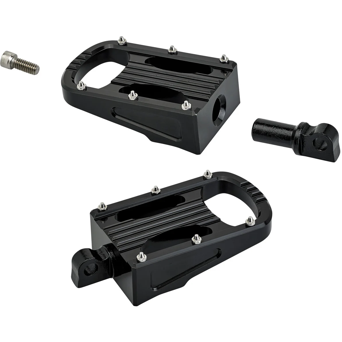 Punisher XL Foot Pegs HD Classic - Black Electroplate - Image 3