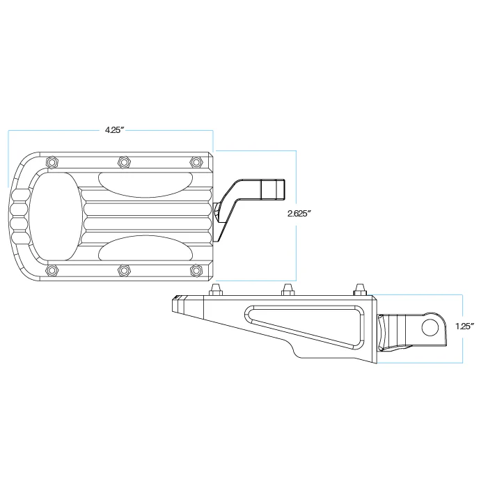 Punisher XL Foot Pegs HD Step - Polished - Image 7