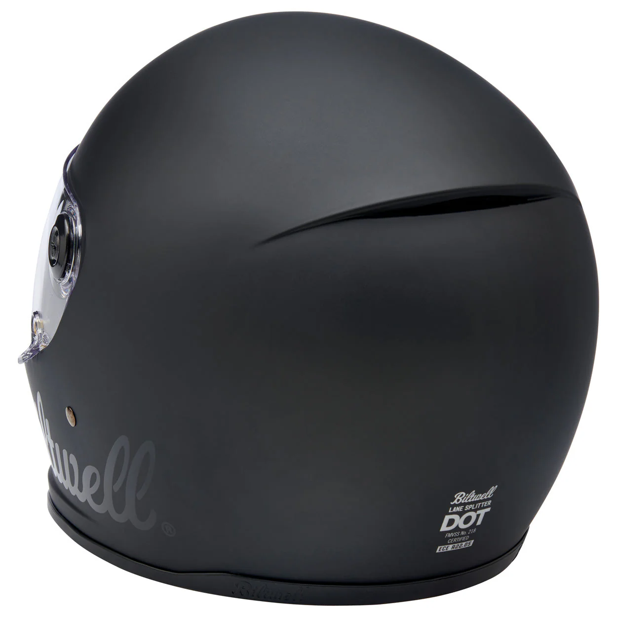 CLOSEOUT Lane Splitter ECE R22.05 Helmet - Flat Black Factory - Image 7