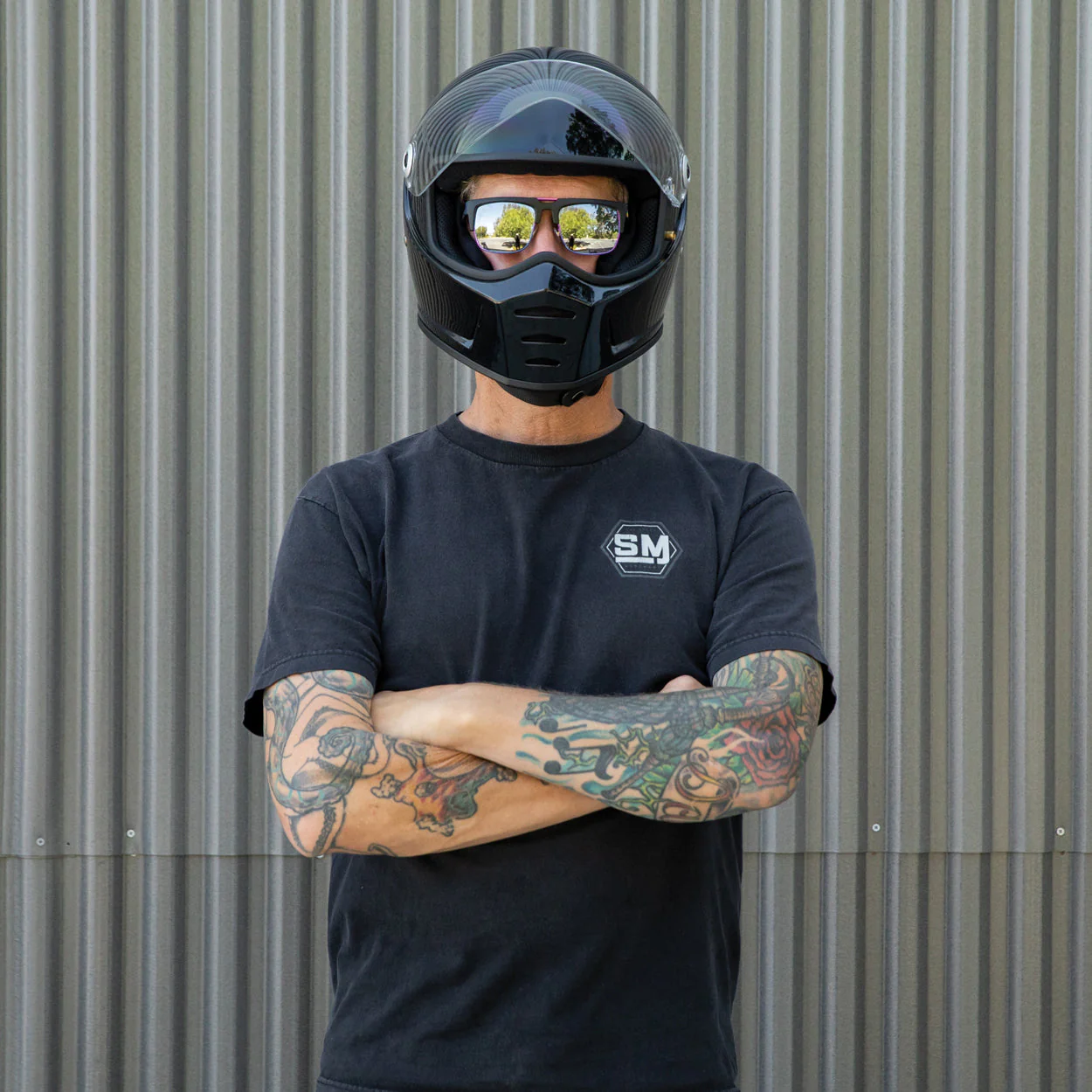 CLOSEOUT Lane Splitter ECE R22.05 Helmet - Gloss Black - Image 16