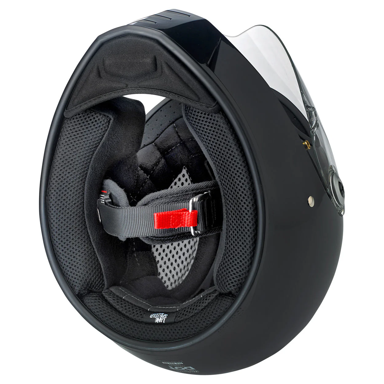 CLOSEOUT Lane Splitter ECE R22.05 Helmet - Gloss Black - Image 8
