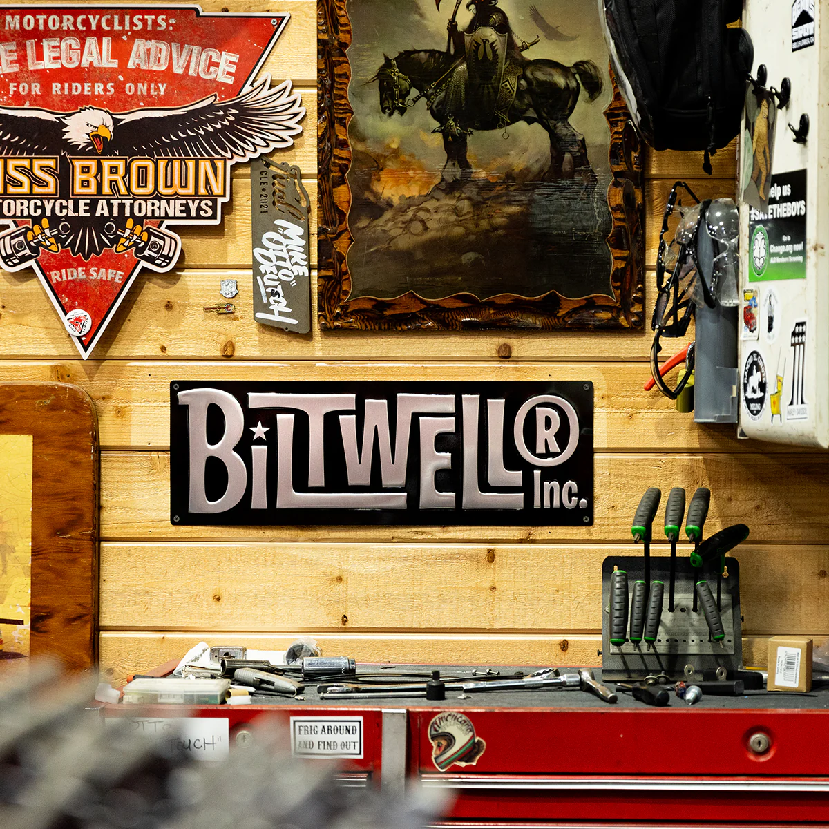 Biltwell Shop Sign - Star Logo - Image 3