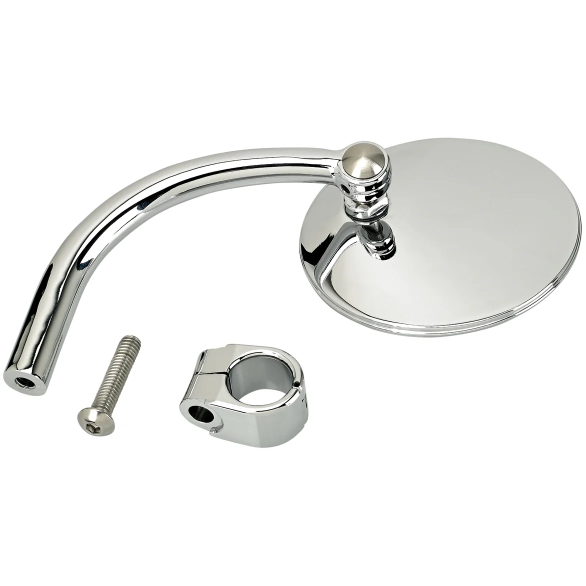 Utility Mirror Round CE Clamp-on - Chrome - Image 2