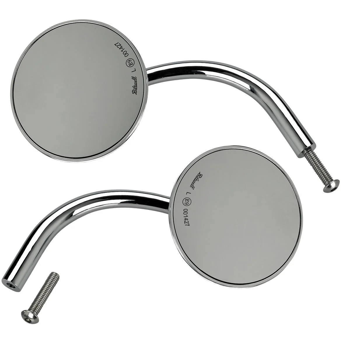 Utility Mirror Round CE Perch Mount - Chrome - Image 3
