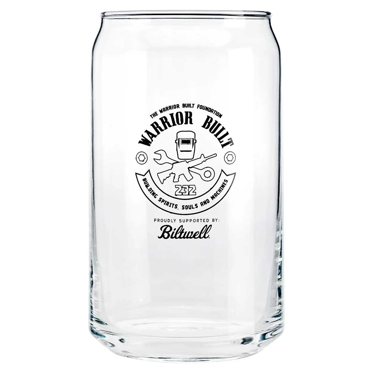 Warrior Built 2020 Pint Glass - Image 3