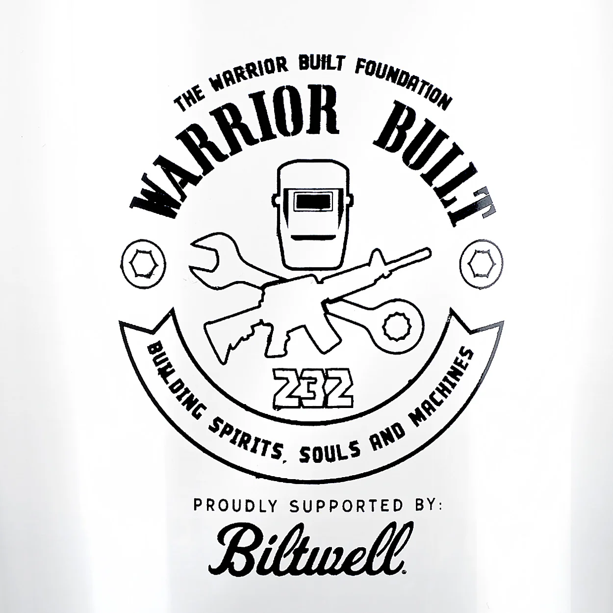 Warrior Built 2020 Pint Glass - Image 4