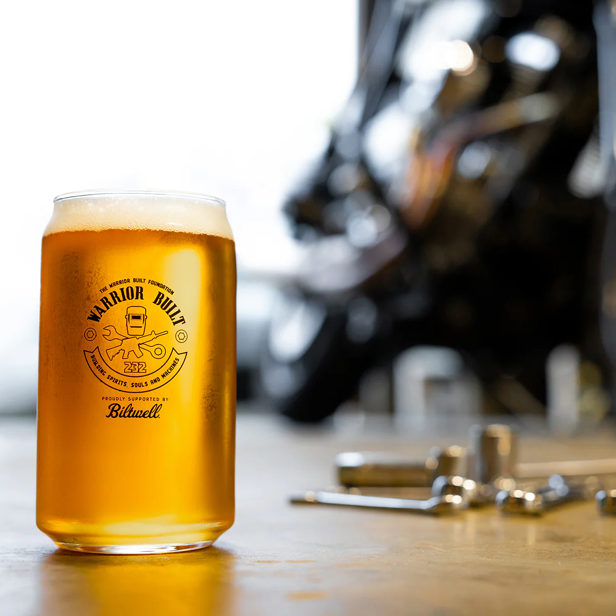 Warrior Built 2020 Pint Glass - Image 5